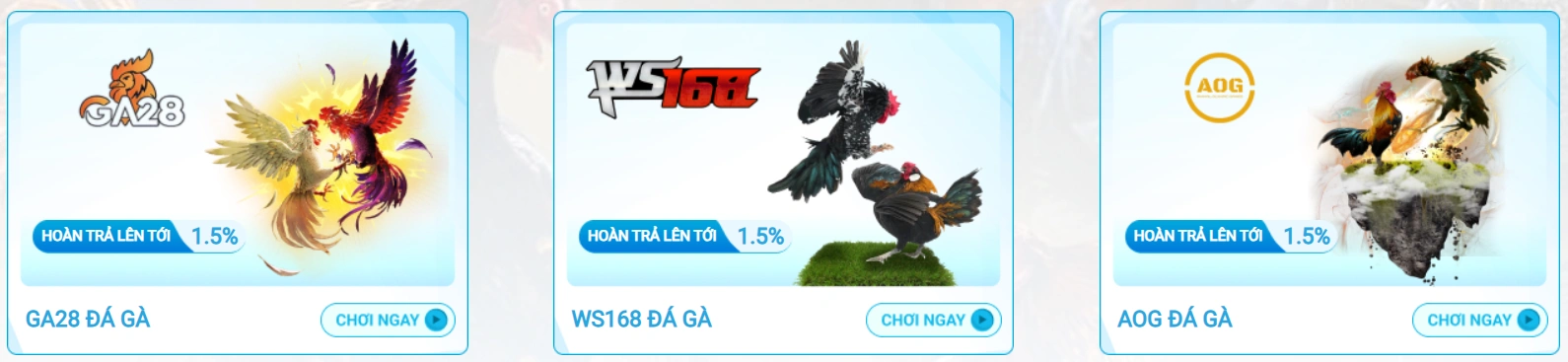 Trò chơi đá gà tại Hi88